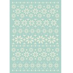 Scandi Snowflakes Stencil A6