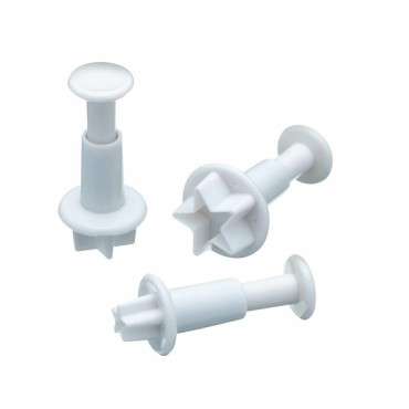 KitchenCraft Star Plunger Cutter, 3 pcs