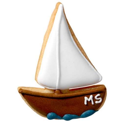 Birkmann Sailing Boat Cookie Cutter, 6.5cm