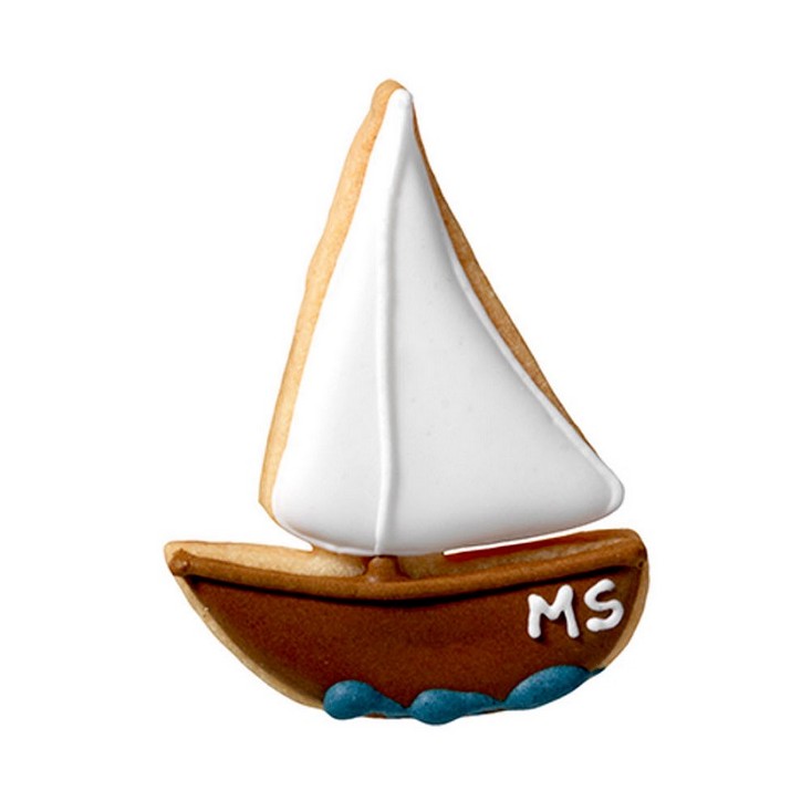 Boat Metal Cookie Cutter - Sailingboat Cookie Cutter