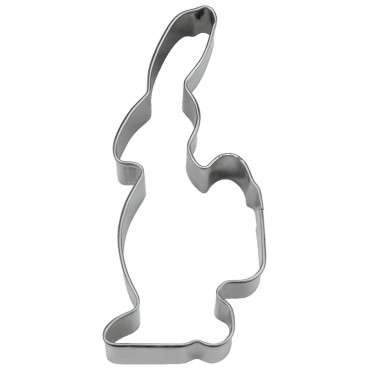 Städter Hase mit Korb Ausstecher, 9cm