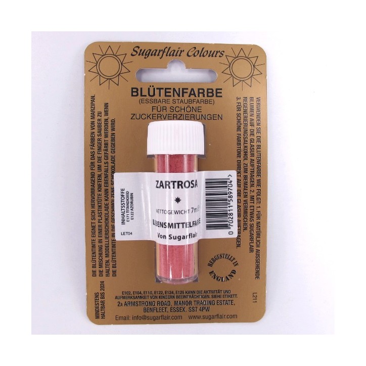 Sugarflair Puderfarbe Blush Pink, 7ml