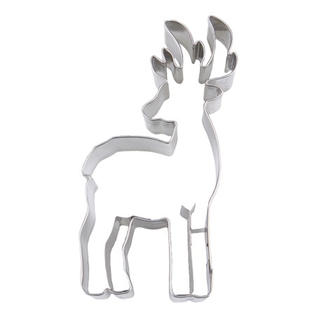 Städter Deer Oscar Metal Cookie Cutter, 10.5cm