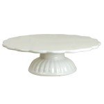 Ib Laursen Pure White Cake Plate, 28cm