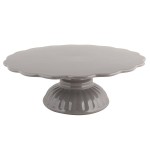 Ib Laursen Mynte French Grey Cake Plate, 28cm