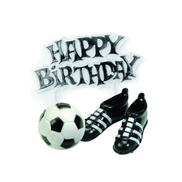 Soccer Cake Decor