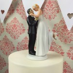 True Romance Blonde Hair Bride Cake Topper