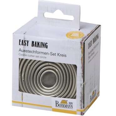 Easy Baking Ausstechformen Set Kreis