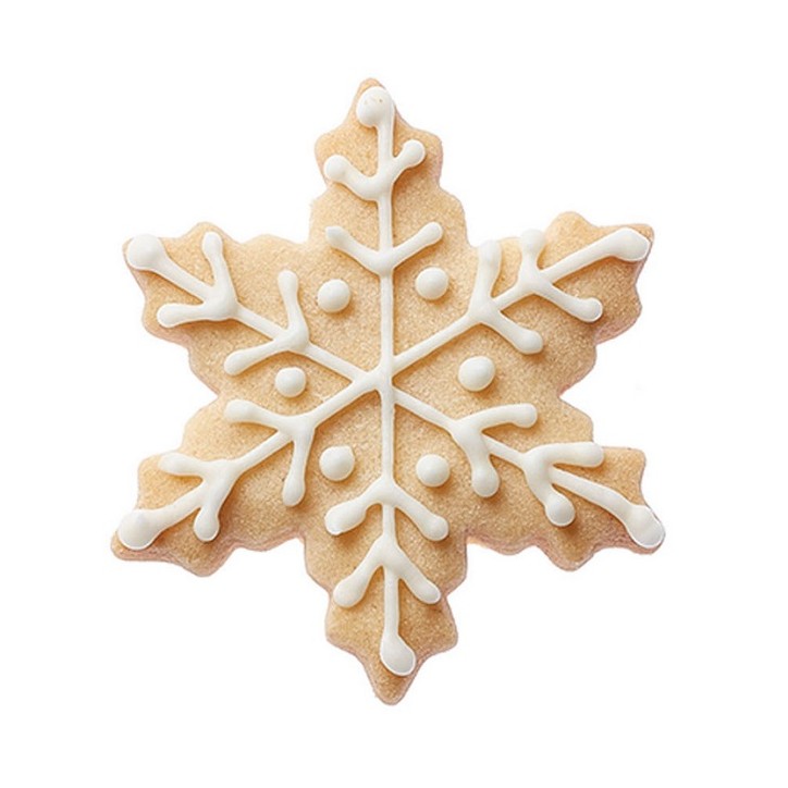 Snowstar Cookie Cutter - Ice Crystal Cookie Cutter - Christmas baking