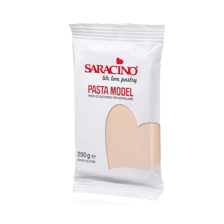 Gluten free Skintone Modellingpaste - Rose Beige Pasta Model Saracino - Fiugrine Modelling Paste