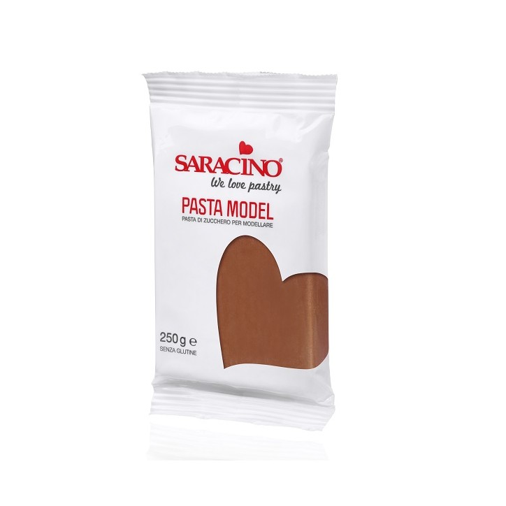 Glutenfree Modellingpaste Brown - Chocolate Paste Saracino - Edible Modelling Paste Brown