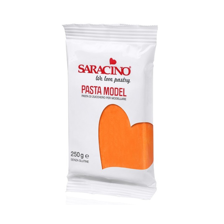 Orange Modellierpaste - Saracino Pasta Model Orange - 8051277120160