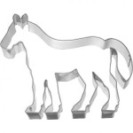 Birkmann Horse Standing Cookie Cutter, 12cm