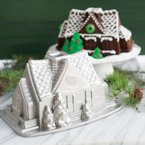 Nordic Ware Gingerbread House Bundt Pan