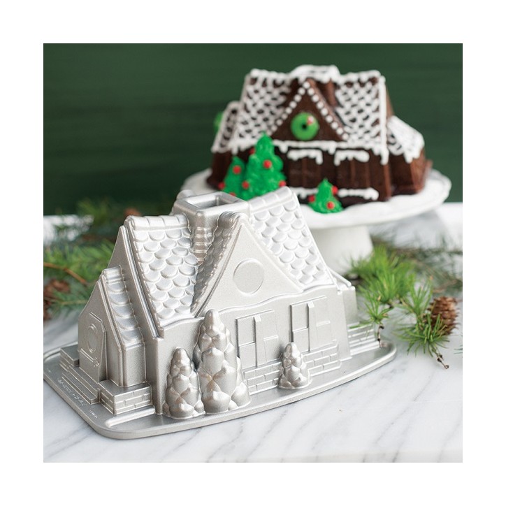 Nordic Ware Gingerbread House Bundt Pan