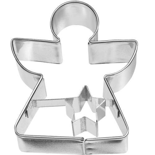 Birkmann Angel with Star Cookie Cutter, 6cm