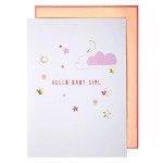 Meri Meri Baby Girl Garland Card