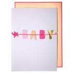 Meri Meri Baby Girl Garland Card