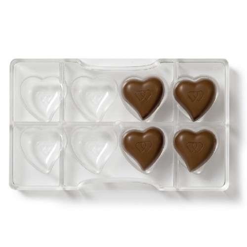 Decora Curvy Heart Chocolate Mould