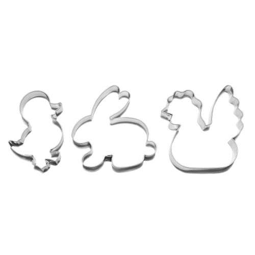 Easter Cookie Cutter Set, 3pcs