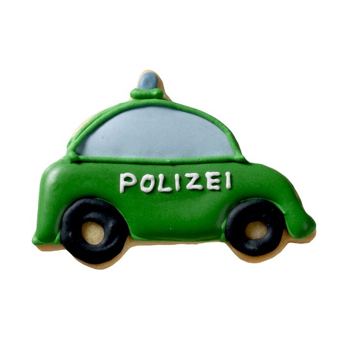 Polizeiauto Ausstechform