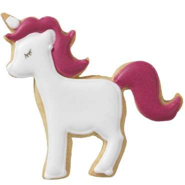 Unicorn Cookie Cutter with Imprint