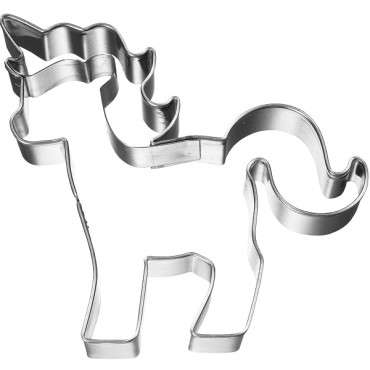 Unicorn Cookie Cutter with Imprint