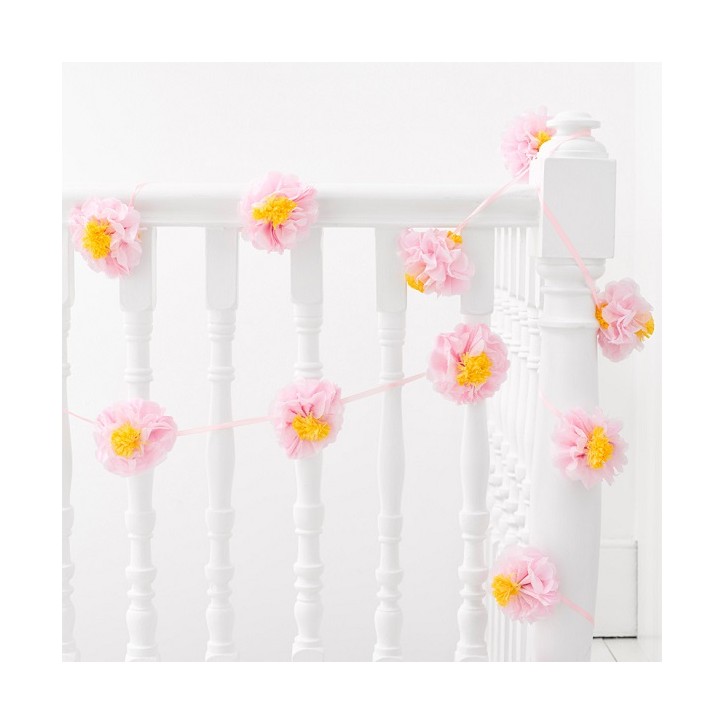 Flower Pompom Garland