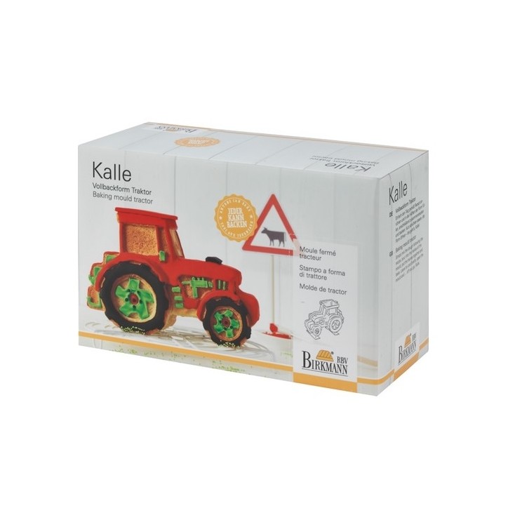 Kalle 3D baking mould tractor