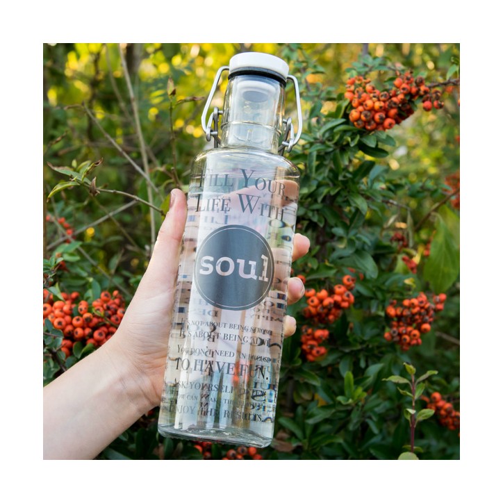 Soulbottles Glasflaschen Trinkflasche Fill your Soul