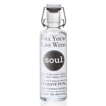 Soulbottles Glasflaschen Trinkflasche Fill your Soul