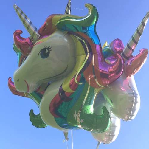 Folienballon Magic Einhorn, 83cm x 73cm