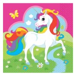 Amscan Magic Einhorn Servietten, 20 Stück