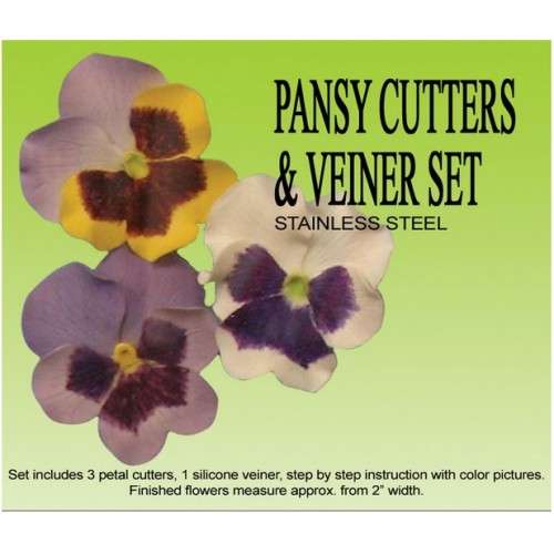 Pansy Cutter and Veiner Set