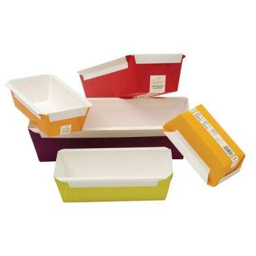 Plum Cake Arancio Disposable Cake Pan Set