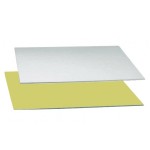 Decora Rectangular Cake Card Gold/Silver, 40x60cm