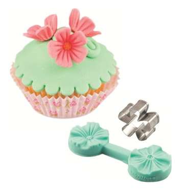 Spring Flower Blossom Mould and Cutter Set SLK814