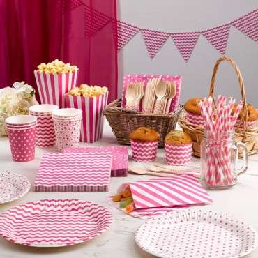 Bunting Garland Pink Waves 677750