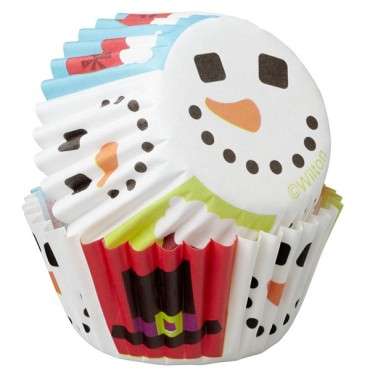 Wilton Mini Cupcake Förmchen Schneemann