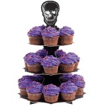 Skull Cupcake Stand 3 Tier