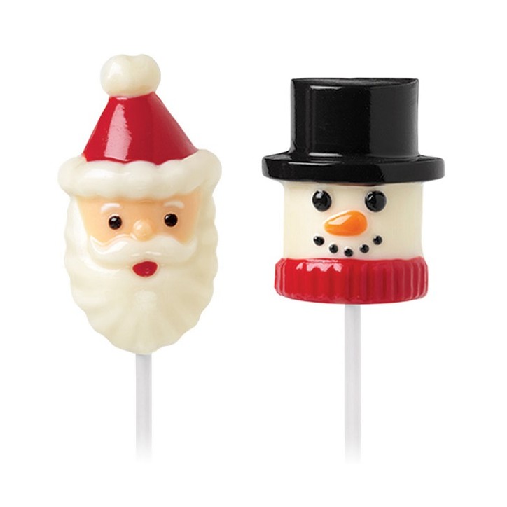 Wilton Snow and Santa Marshmallow Pop Mold 2115-1798