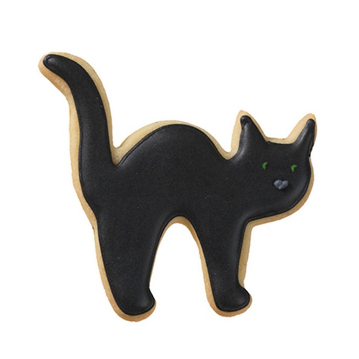 Ausstecher Halloween Katze 8cm Edelstahl RBV 195202