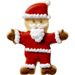 Birkmann Cuddle Santa Cookie Cutter, 8.5cm