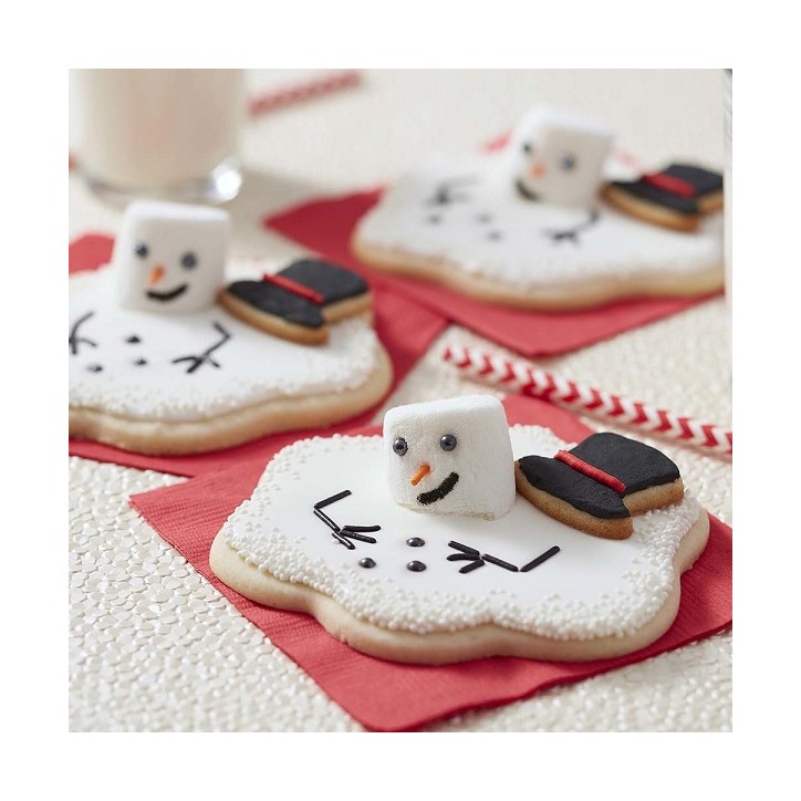 Christmas Melted Snowman Cookie Cutter Set