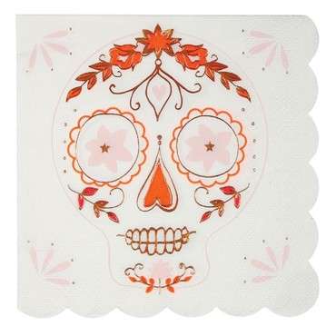 Meri Meri Sugar Skull Paper Napkins