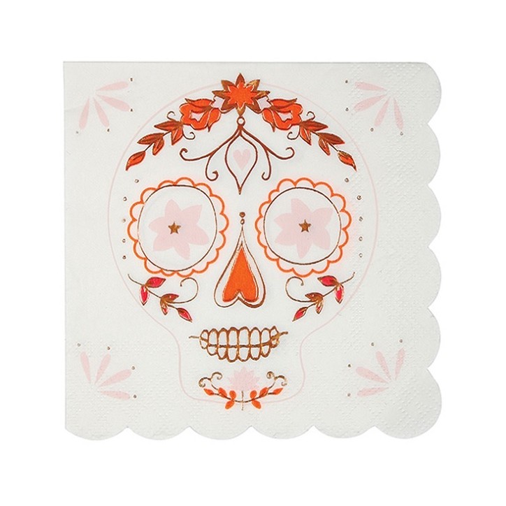 Meri Meri Sugar Skull Paper Napkins