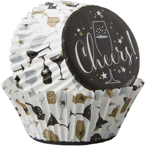 Wilton Cupcake Cases Cheers, 75 pcs