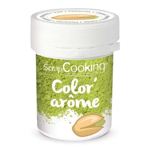 ScrapCooking Pistachio Color Arome Green, 10g