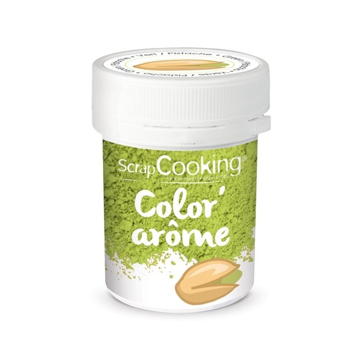 2in1 Colour and Flavour Mix Pistachio Scrapcooking Color'Arôme