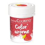 ScrapCooking Strawberry Color Arome Red, 10g